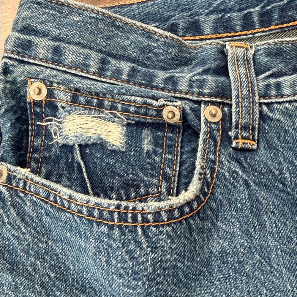 J. Crew Women's Slim Boyfriend in Classic Blue - Picture 5 of 8